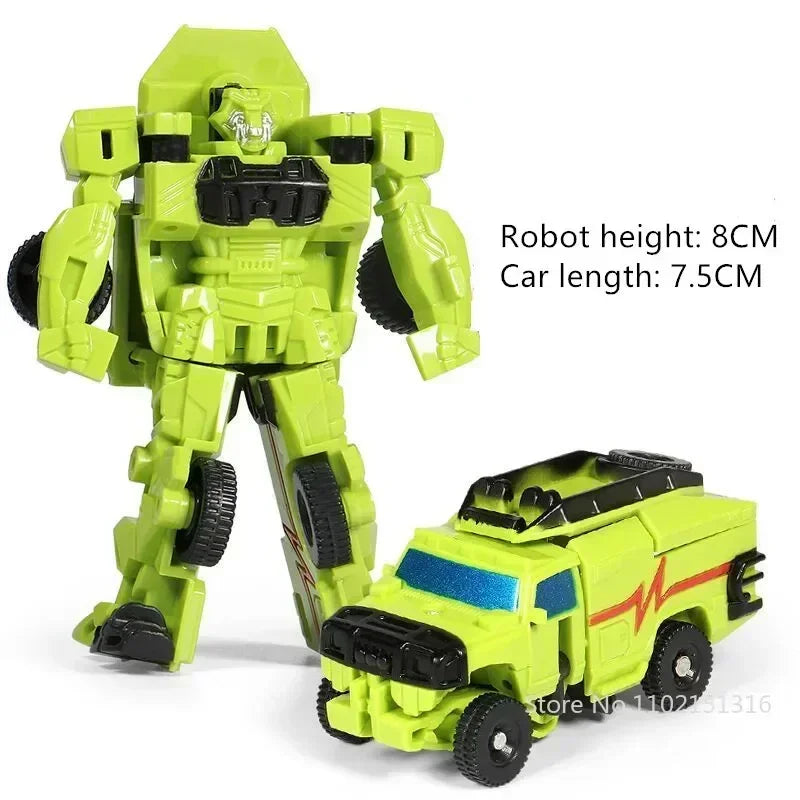 Children Toys Mini Transformation Robot Kit Toys Models 2 In 1 Deformed Car Toy Robots Toys for Kids Gift  Action Figure