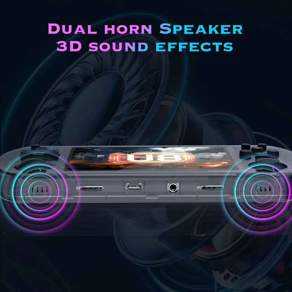 U8 Retro Handheld Game Console Linux System 4.0 Inch IPS Screen R35s Pro Portable Pocket Video Game Player