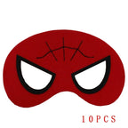 32/28/10 Pcs/Lot Superhero Mask Cosplay Christmas Halloween Kids Adult Carnival Party Props Children's Birthday Felt  Masquerade
