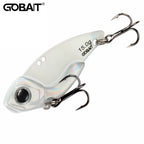 Metal Jig VIB Lure 7g 10g 15g Spoon Spinner Laser Painting Fishing Tackle Treble Hooks Swimbait Pesca Bait Spinnerbait VIBRATION