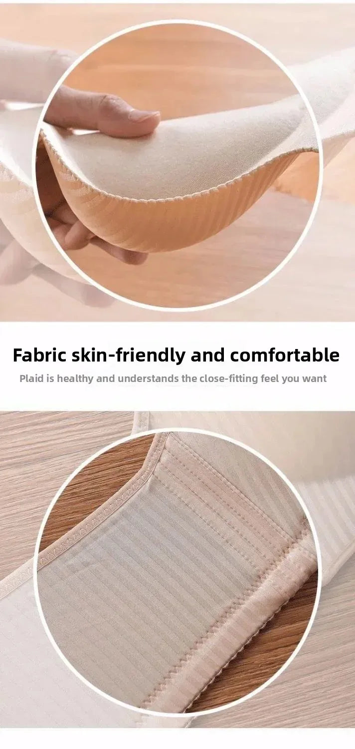 8CM Thick Padded Push Up Bra for Small Chest Seamless Wireless Comfort T-Shirt Bra Natural Lingerie with Adjustable Straps