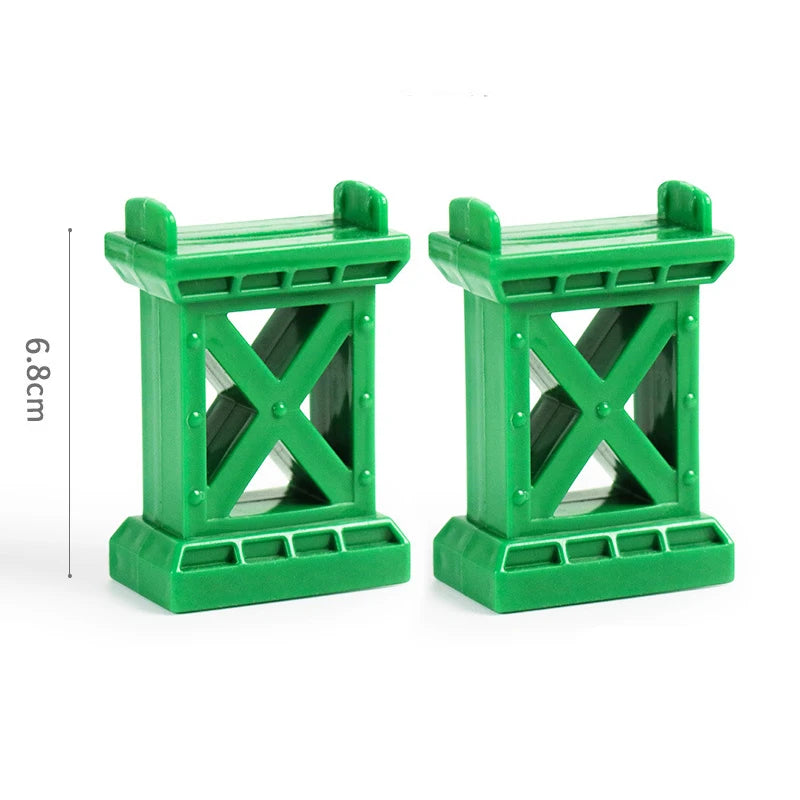 Wooden Train Track Assembly Toys For All Thomas Trains Car Bridge Piers Traffic Light Beech Wooden Railway Kid Creative Toy