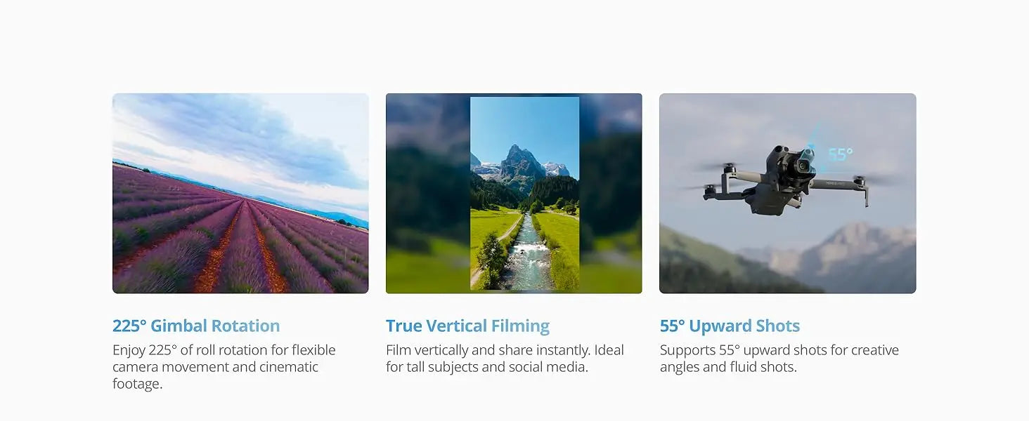 DJI Mini 5 Pro Ultra-Light & Foldable Drone with Camera 1-Inch CMOS Omnidirectional Obstacle Sensing ActiveTrack 360° 225° Gimbal Rotation 20km Transmission 4K Drone for Beginners C0