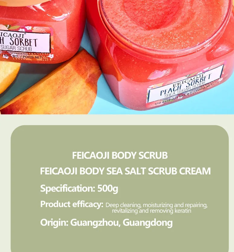 Sugar scrub skin care arbutin sugar salt exfoliating bath salt body scrub