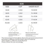 Plus Size Female Lace Bra Thin Bralette 80-105 C/D Cup Push Up Brassiere Widening Side 4-Row Button Bras Absorbs Sweat Underwear
