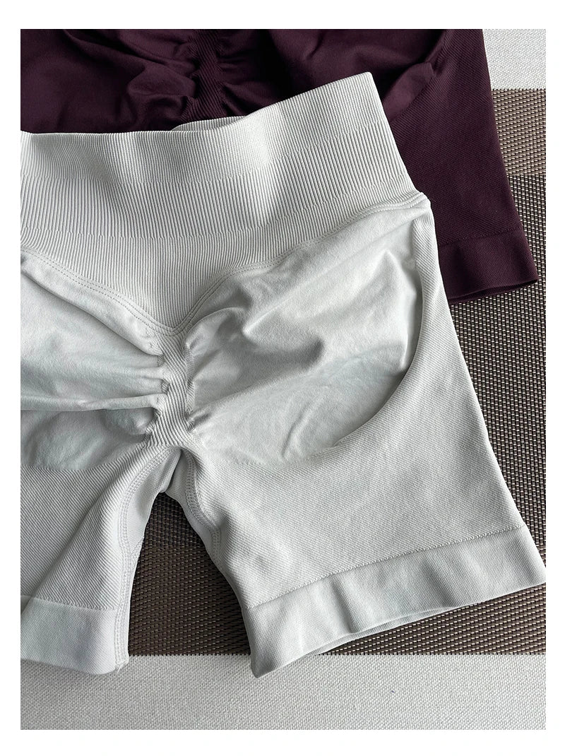 TKITK Shorts Seamless Yoga Pants Women's Fitness Outfits Shark Bite Shorts for Gym Running Cycling Bike Wear Leggings