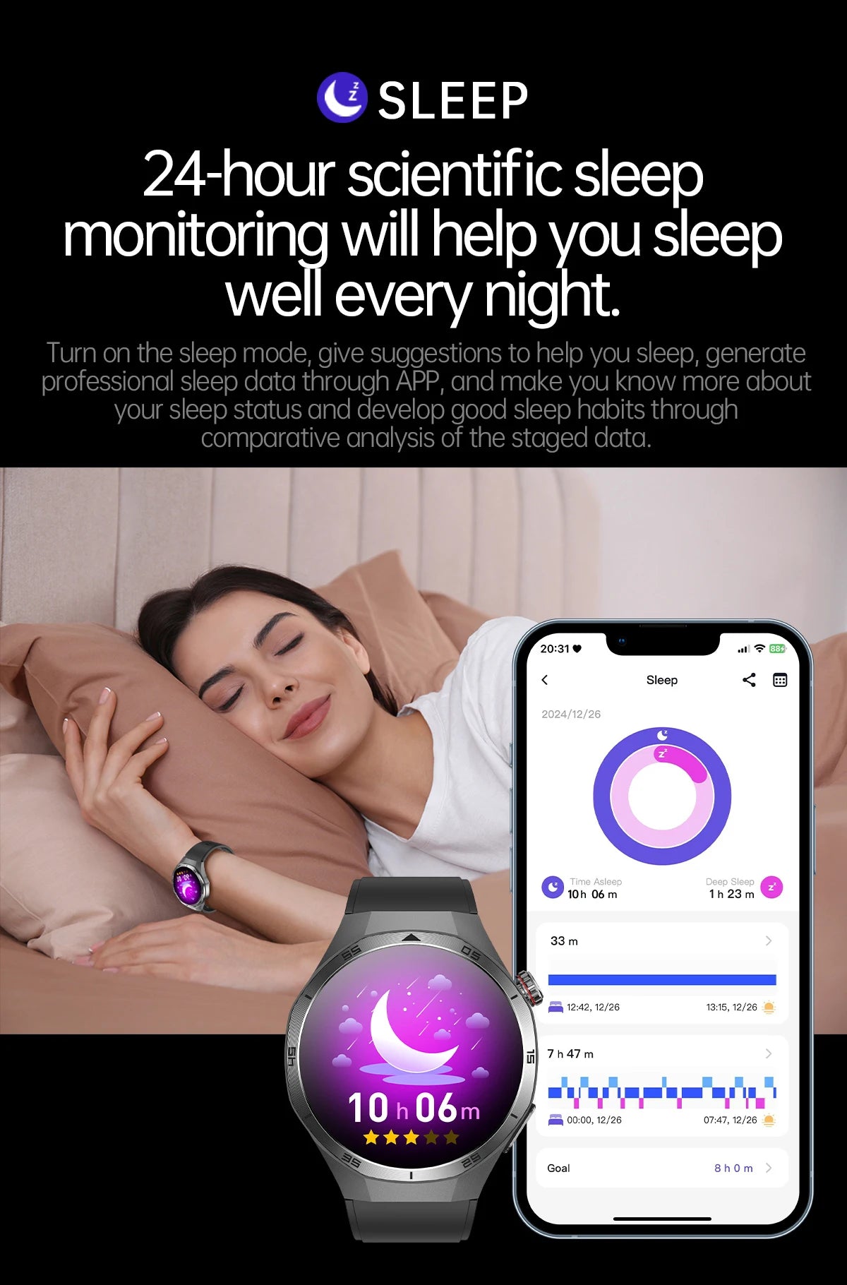 2026 New Nursing Grade ECG+PPG Smart Watch Health Analysis Blood pressure Lipids Uric acid Wireless HD Call Smartwatch Men Women