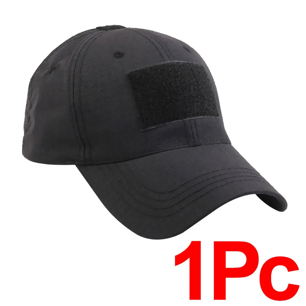 Tactical Camo Baseball Cap Adjustable Military Hat Special Forces Style Baseball Cap Outdoor Sun Protection Camouflage Hat
