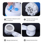 Portable Camping Shower Pump with Digital Display 4000mAh Upgraded Rechargeable Electric Shower Pump Camping Beach Dormitory