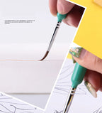 4/5/10pcs Miniature Hook Line Pen art painting brushes weasel hair paint brush gouache watercolor oil paint artists Hand Painted