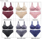 DaiNaFang New Sexy Bras Set Push Up Underwear For Women Adjustable Breathable Design Sweat Absorbing Upper Tray BC Cup Lingerie