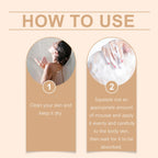 Ouhoe 100ml Sunless Self Tanning Mousse QuickDry Bronze Bronzer Natural Looking Tan for Face and Body Waterproof Outdoor Formula