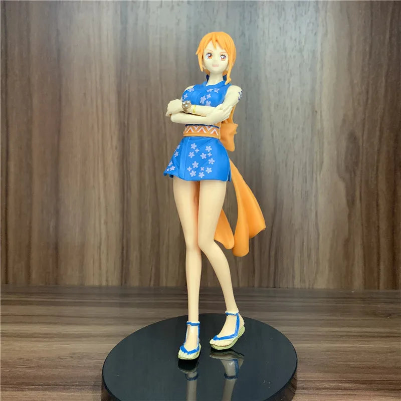 New One Piece Figure Ninja Nami PVC Figures OP Tama Luffy Yamato Kaidou Zoro Sanji Usopp Law Newgate Model Gift Toy