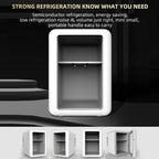 E-ACE 4L Car Refrigerator Mini Fridge Freezer Car & Home Use Portable Compressor Cooler Ice Box for Camping Summer Essential
