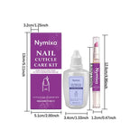 1/2set Nail Cuticle Care Kit,Nail Soften Oil Cuticle Remover for Gel Overgrown Cuticles Soften Eliminating Exfoliant for Nails