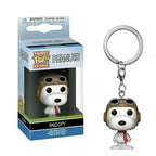New Arrival FUNKO POP Pocket Keychains Peanuts Snoopy with hat new snoopy Keychain with box Action Figure Toys for Ornaments