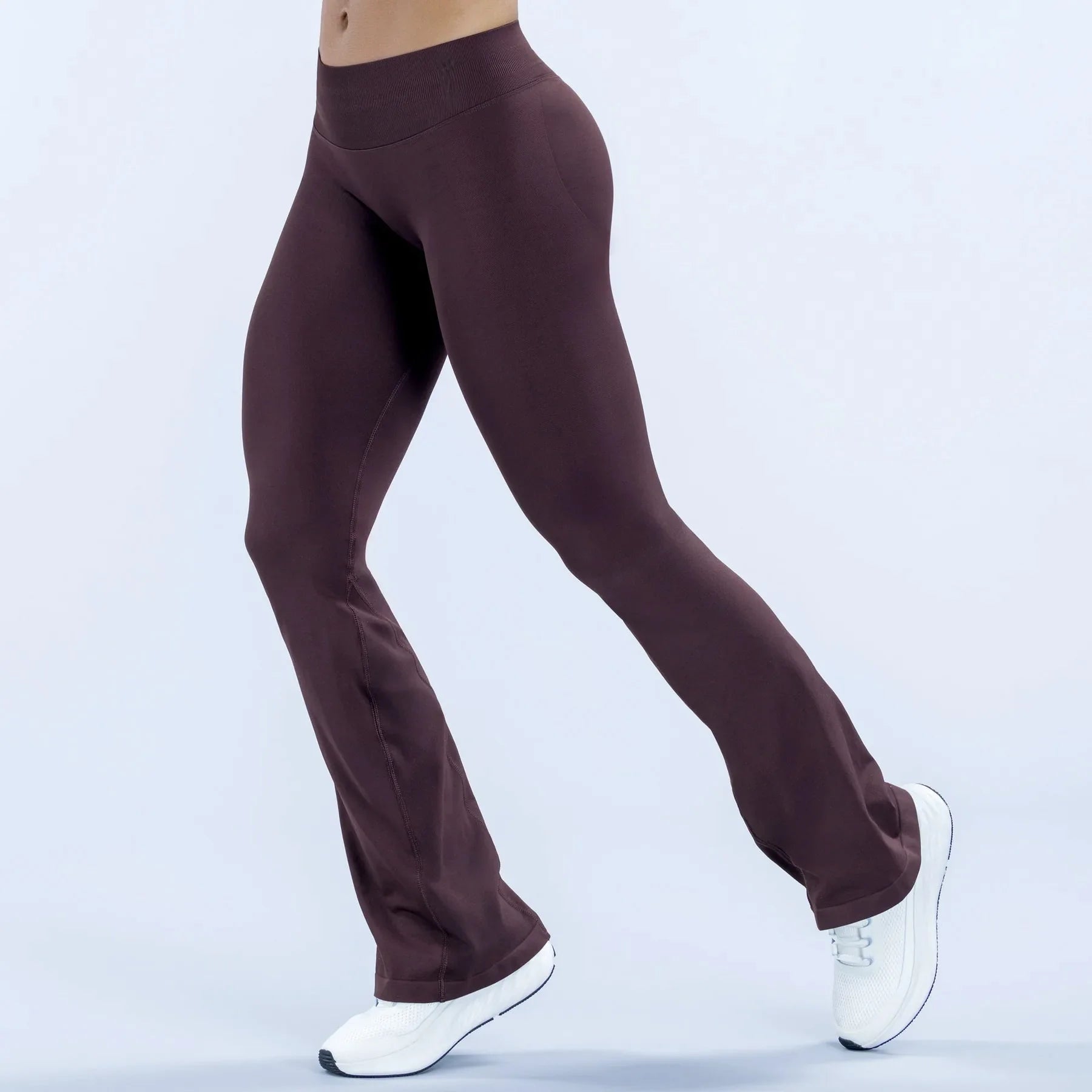 Cavendi Flared Leggings Leg Leggings Woman Wide-leg Pants Yoga Breathable Fitness Clothing Versatile Casual Pants