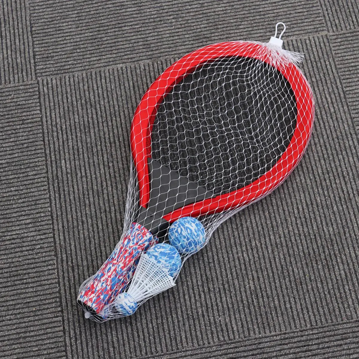 Eva Durable Kids Tennis Rackets Set Lightweight Children Beach Ball Sports Game Plastic Outdoor Racquet Sports Multi