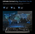 Smartphone Android 15 Cubot P90, 6.88-Inch 120Hz Screen, 24GB RAM+256GB ROM, G100 Octa-core, 2.2GHz, 64MP, 5100mAh,NFC, 4G Phone