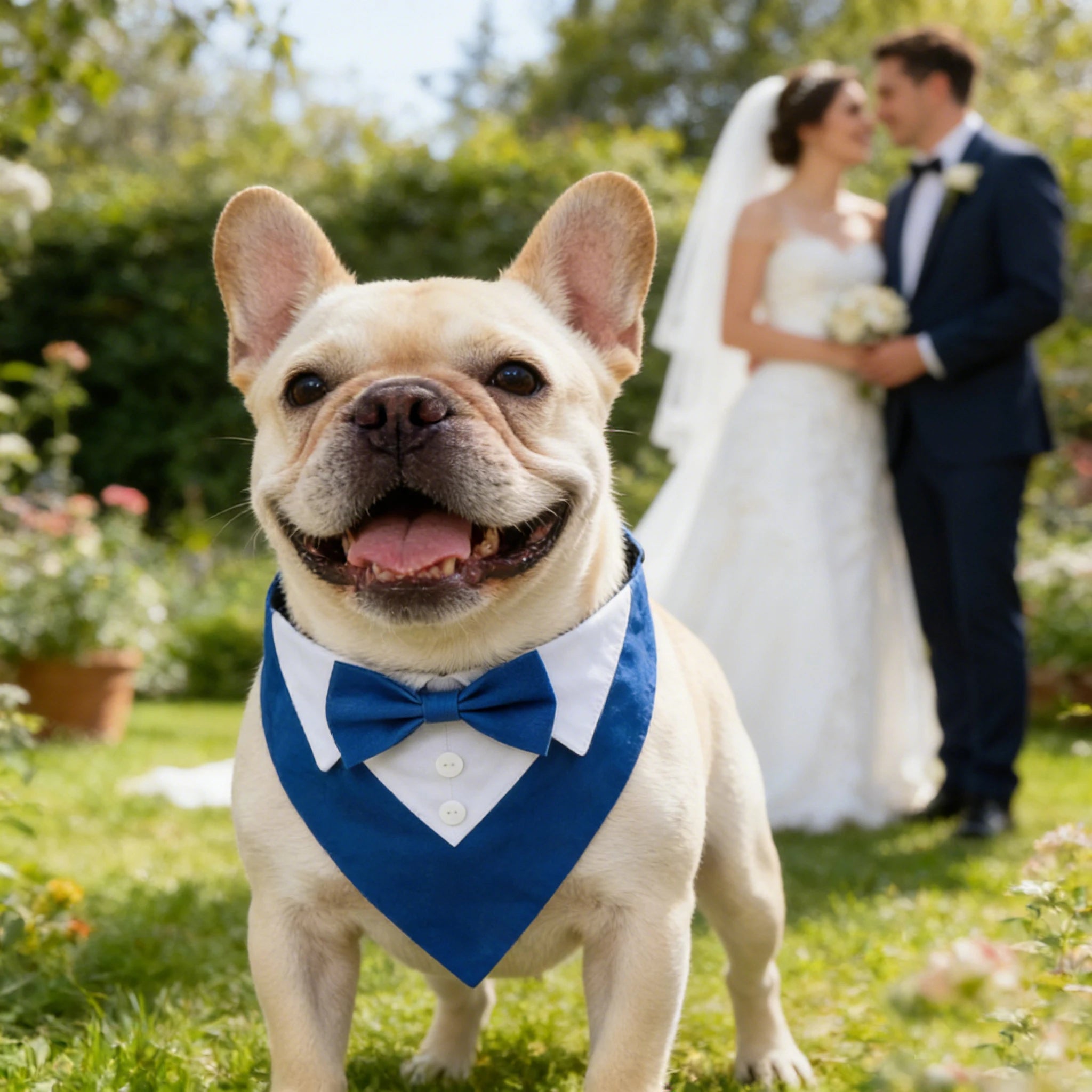 Sucado Bow Tie Dog Collar Tuxedo Bandana Adjustable Formal Puppy Triangle Neck Wear for Wedding Birthday Dress-up Cosplay Party