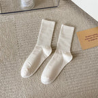 33 Colors Summer Cotton Soft Socks Happy Colorful Women's Mid-tube Stocking Fashion Trend Red Green Ankle Sox Autumn Hosiery