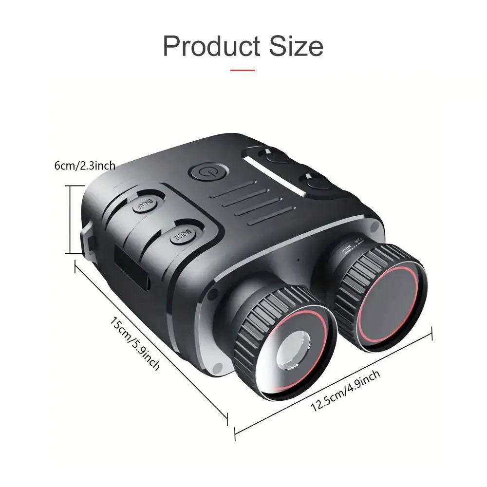 1080P Binocular Infrared Night-Visions Device 5X Binocular Day Night 850nm IR LED Photo Video Taking Digital Zoom for Hunt,Boat
