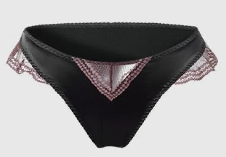 Sexy French Satin Lace Lingerie Set for Large Bust Ladies, Sheer Slim Chest, Summer Ultra-thin Small-cup Support Bra Set, S-XL