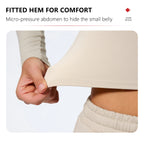 Hearuisavy Summer Women's Fitness Long Sleeved Shirt Lightweight Gym Workout Top Breathable Quick Drying Yoga Clothing Sportwear