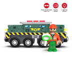 Kids Electric Train Set Locomotive Magnetic Train Car Diecast Slot Toy Fit for Wooden Train Railway Track Toys for Children Gift