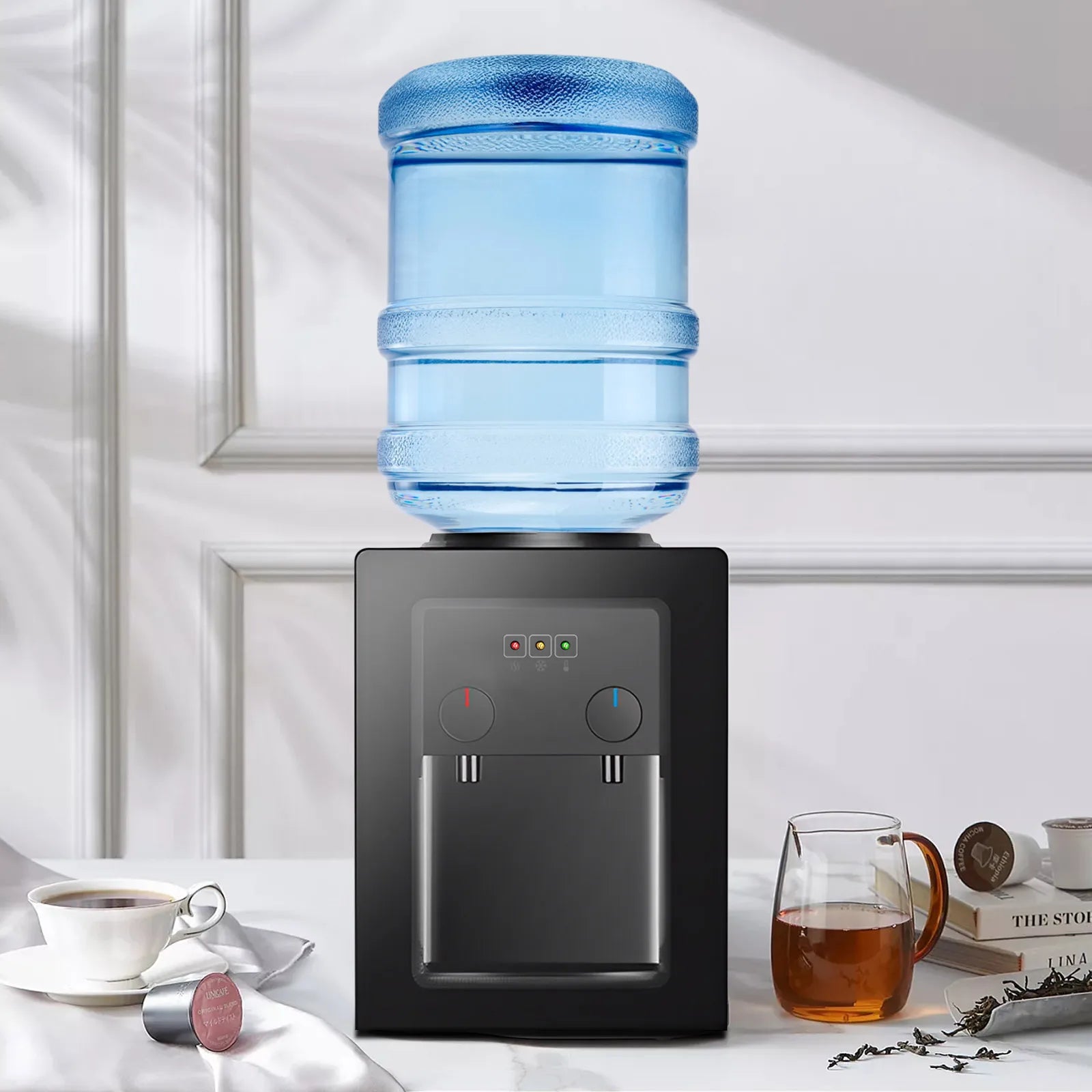 Desktop Electric Water Dispenser Independent Hot and Cold Coffee Office Water Dispenser 550w 85-95 ℃ Secondary image