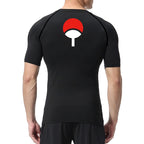 Graphic Compression Shirts for Men Athletic Quick Dry Rash Guard Stretchy Baselayers Undershirts Gym Workout Running Tshirt Tops