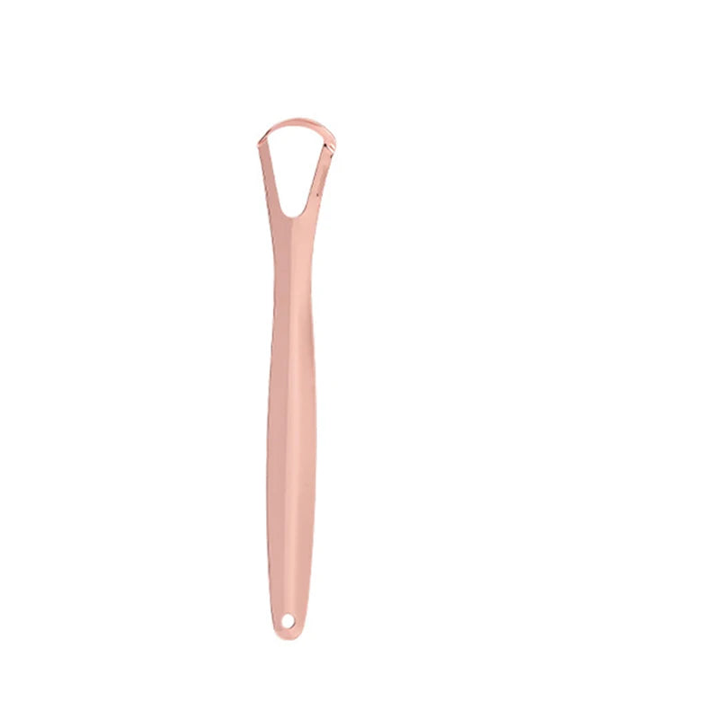 Open Type Tongue Scraper Stainless Steel Oral Tongue Cleaner Brush Cleaning Coated Tongue Toothbrush Oral Hygiene Care Tools