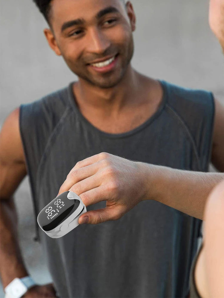 Oximeter Portable Fingertip Pulse Blood Oxygen Saturation Monitor With LED Display Fingertip Oximeter Testing SpO2 Health Care