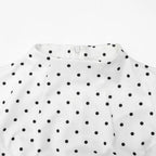 Talenza White Polka Dot Long Dress Summer Sexy High-Waisted Vintage Print Sleeveless Dress Casual Party Vacation New Women Dress