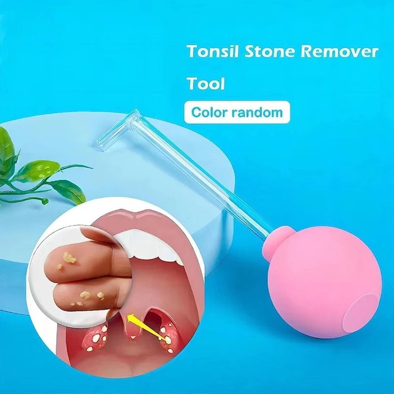 1pc Tonsil Stone Removal Ear Wax Remover Tool With Stainless Steel - Mouth Cleaning Care Tools For Tonsil Stone Removal Main image