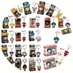 2026 Funko Keychains Ranger Red Blue Pink Minion Kevin Otto Stuart Spider Spot Vash Ahsoka Inuyasha Homer Sam Sally Figure Toys