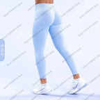 Women's High Waist Seamless Yoga Leggings Tummy Control Butt Lifting Workout Pants Soft Athletic Leggings for Gym Fitnes Running