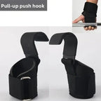 1/2PC Non-Slip Weight Lifting Hookspremium Pair of Straps Weightlifting Deadlift Chin Pull Up and Exercise Fitness Hook Training
