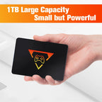1TB Portable Gaming SSD 3 System in 1 Game Console 80+ Emulators for PS5/PS4/XBOX/XBOX One/PS3/SWITCH with 16191 3D & Retro Game