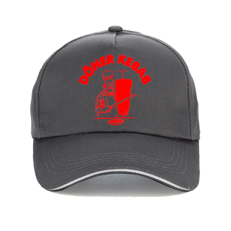 Doner Kebab Fashion Print baseball cap Unisex Outdoor Fishing hunting Hats Casual Summer cotton breathable Caps