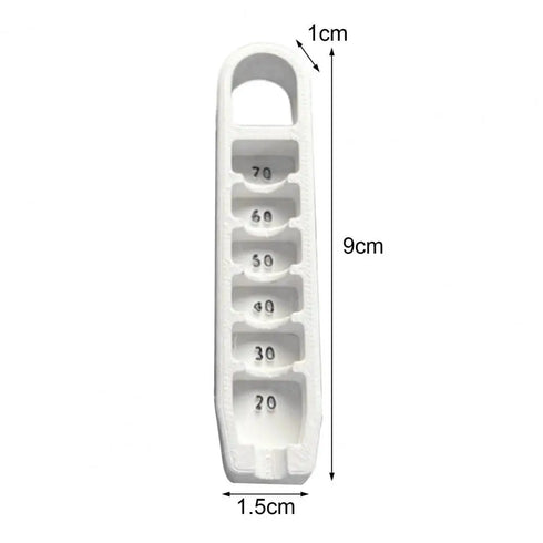Golf Tee Elevator 3D Printed Golf Tee Height Gauge Portable Tee Height Setter Precise Placement at 20-70mm Gift for Golfers