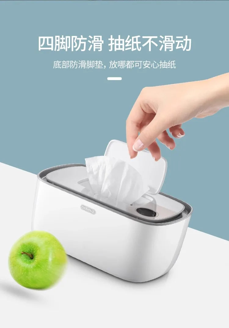 Wet wipes heater insulated baby warm wipes machine portable constant temperature wet tissue box warmer