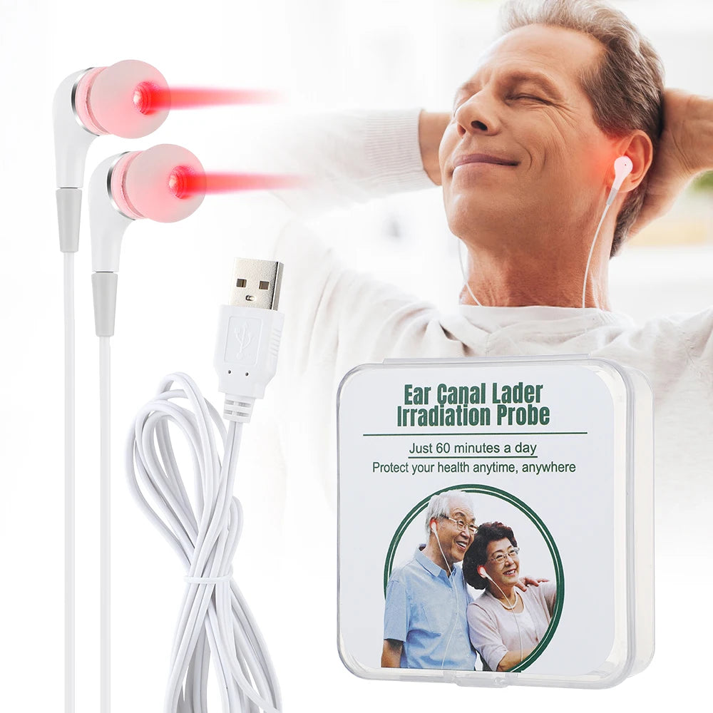 Ear Canal Laser Physical Line 650nm Wavelength Physical Device Balance High Blood Pressure Reduce High Blood Fat Secondary image
