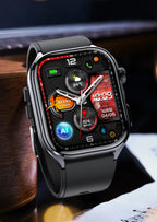 New Health Watch Uric Acid Blood Pressure Blood oxygen Body Analysis Body Fat SmartWatch ECG+PPG Bluetooth call Clock Women Men