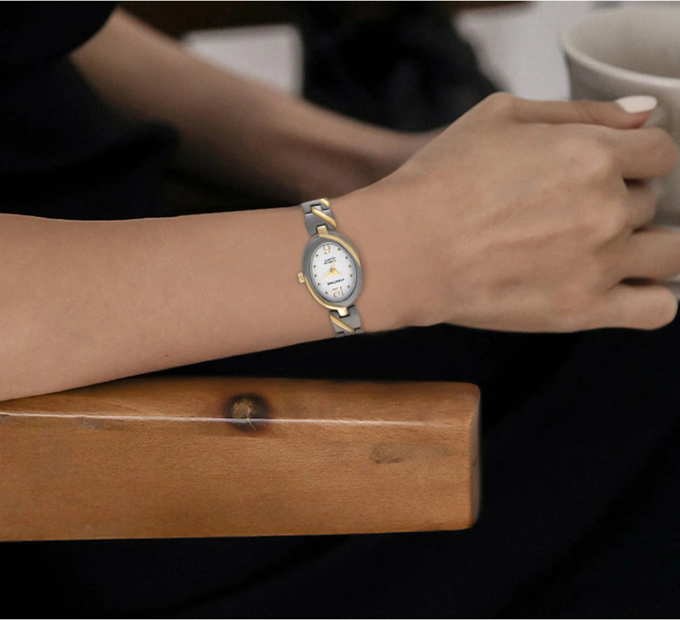 BERNY Titanium Women Watch Quartz Ladies Wristwatch Jewelry Oval Clock Casual Simple Fashion Waterproof Women's Watches