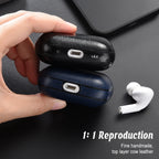 For Airpods Pro 3 Case Leather Business Earphone Case Headset Shell Headphone Cover For Apple AirPod 4 3 Pro 2nd Gen USB C Funda