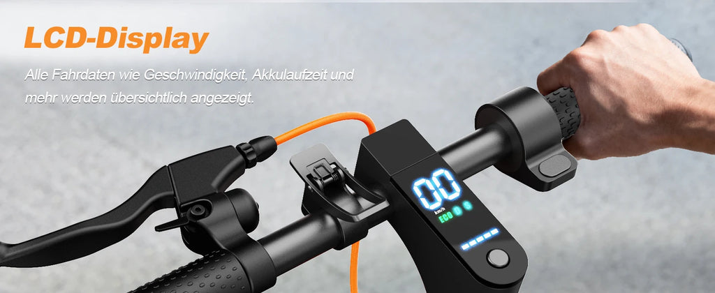 TODIMART T6 ABE e-scooter with road approval, 30 km, 350W, inch tires, Dual shock absorbers, e-scooter for adults