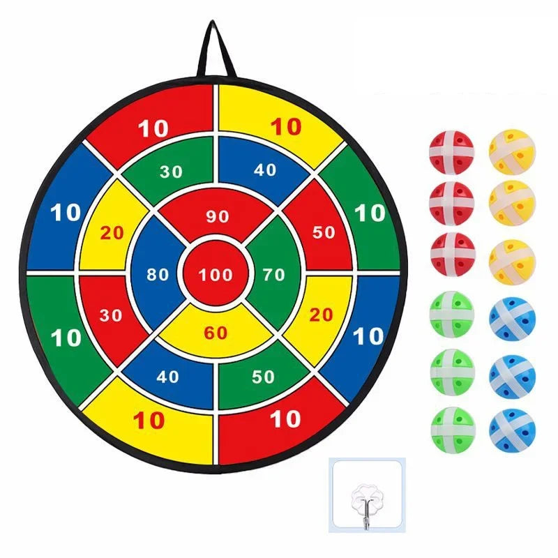 66CM Large Dart Board Kids Dart Board with Sticky Balls Boys Toys Indoor Sport Outdoor Fun Family Party Play Game Toys Main image