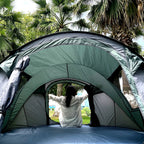 5-8 people quick opening hand throw tent waterproof camping boat tent outdoor tent fully automatic pop-up