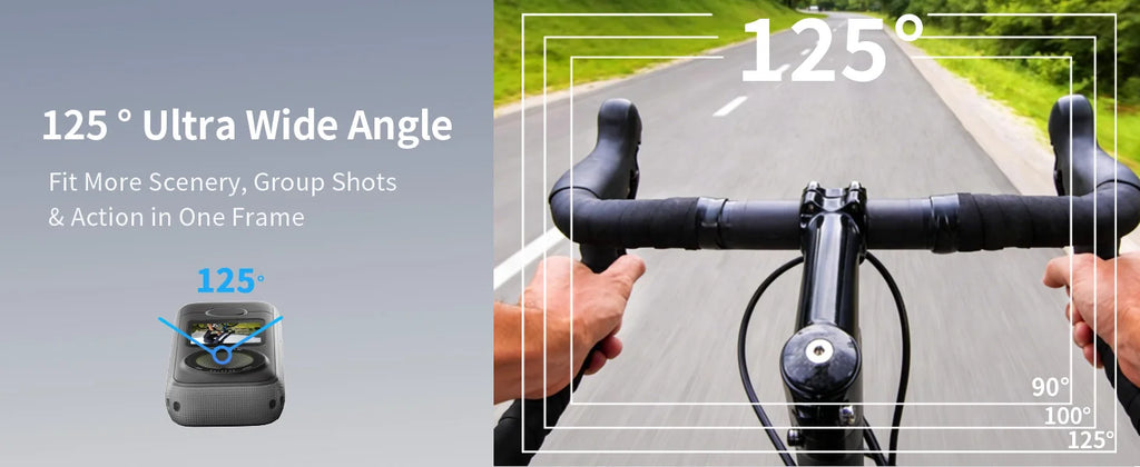4K Action Camera WiFi IPX6 Waterproof 3.5H Battery Fast Charge Ultra HD Photo 1.4" Touch Screen Vlog  Helmet Cam 12 Accessories.